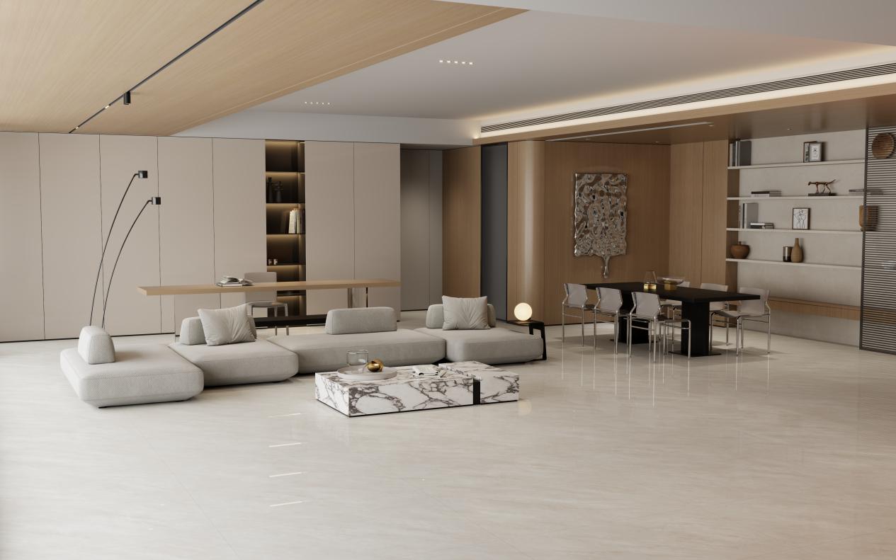 能強瓷磚【星河流砂】，理石紋+彩晶工藝的完美結(jié)合