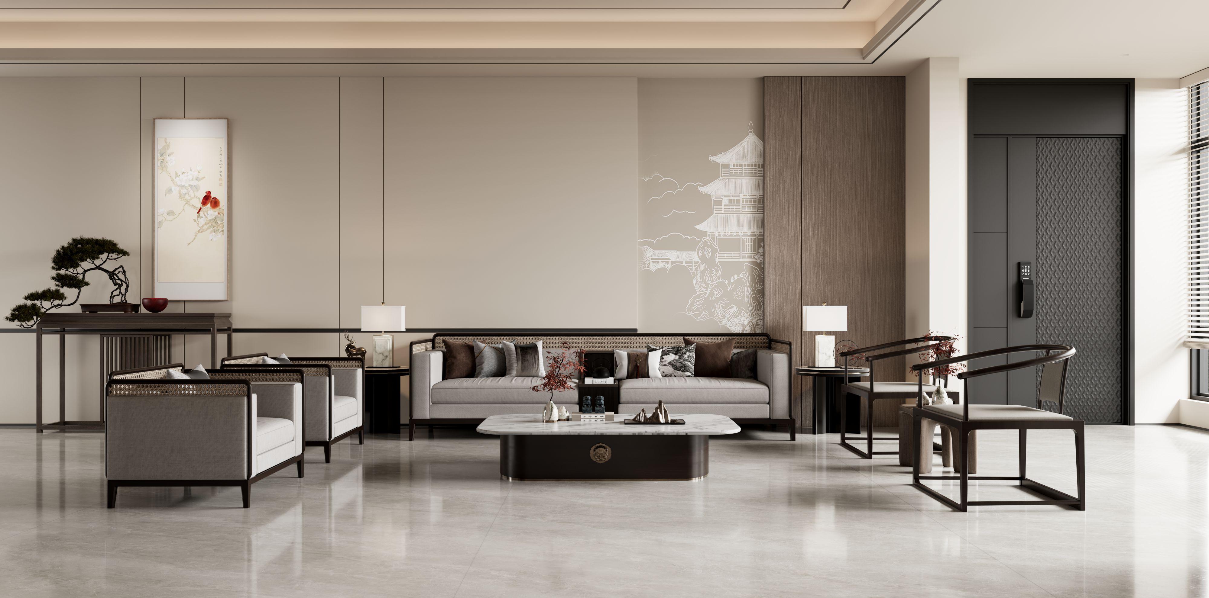 百搭之王，當(dāng)然是能強瓷磚極致理石系列